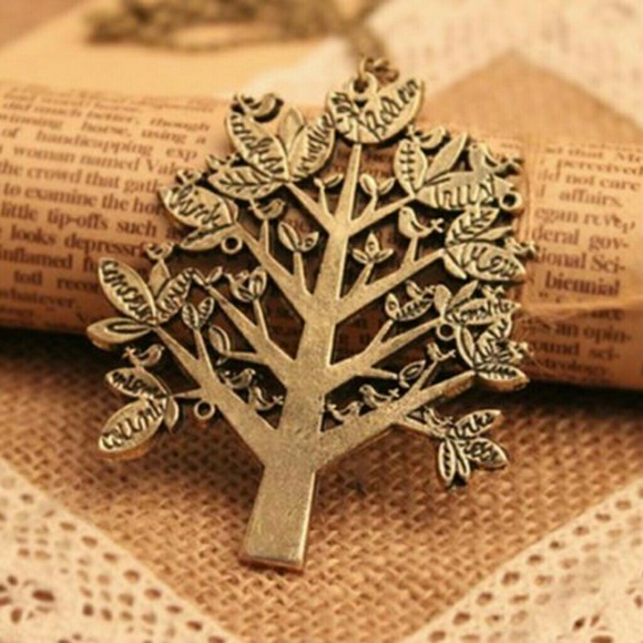 BS Fashion Jewelry - ❤ NEW Vintage Tree of Live Pendant Necklace